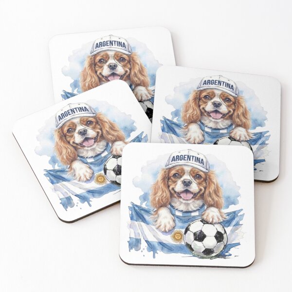 Item preview, Cavalier King Charles spaniel Blenheim World Cup Argentina Suppawter designed and sold by The Suppawters.