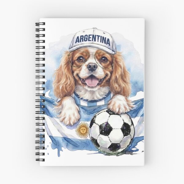Item preview, Cavalier King Charles spaniel Blenheim World Cup Argentina Suppawter designed and sold by The Suppawters.
