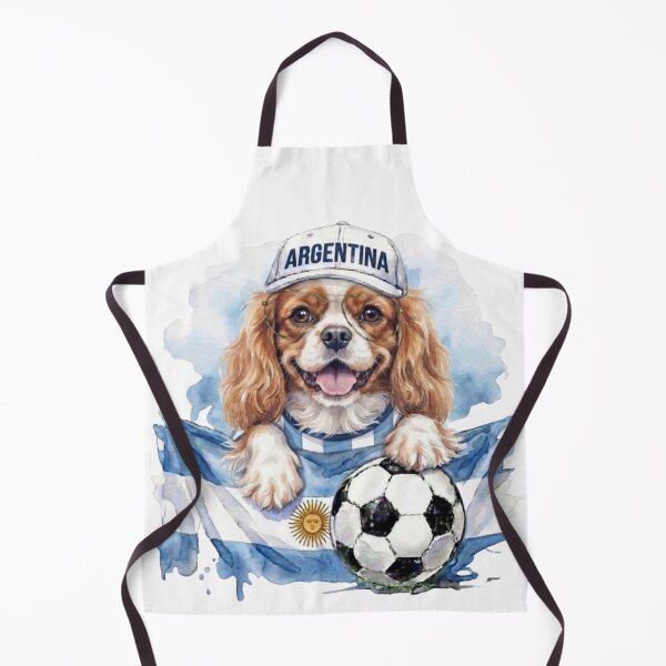 Item preview, Cavalier King Charles spaniel Blenheim World Cup Argentina Suppawter designed and sold by The Suppawters.