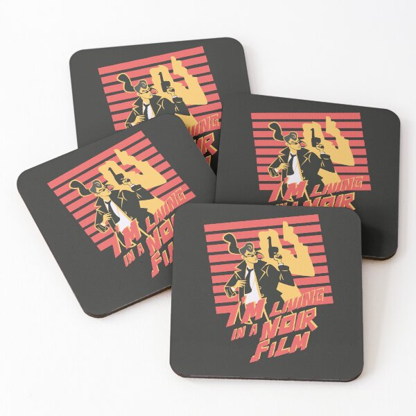 Item preview, I’m Living in a Noir Film Cult Film Illustration designed and sold by beboplab.