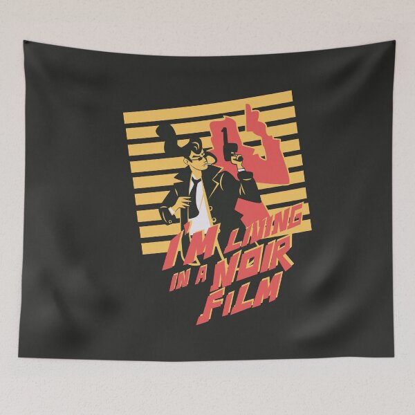 Item preview, I’m Living in a Noir Film Cult Film Illustration designed and sold by beboplab.