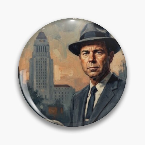 Item preview, Dragnet Joe Friday Retro Classic Crime Noir Tribute Art Poster designed and sold by Art's Diner.