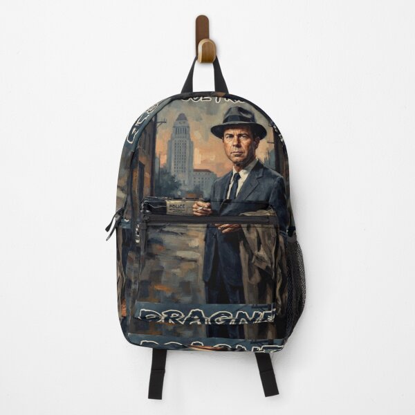 Item preview, Dragnet Joe Friday Retro Classic Crime Noir Tribute Art Poster designed and sold by Art's Diner.