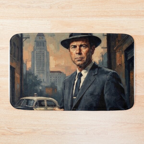 Item preview, Dragnet Joe Friday Retro Classic Crime Noir Tribute Art Poster designed and sold by Art's Diner.