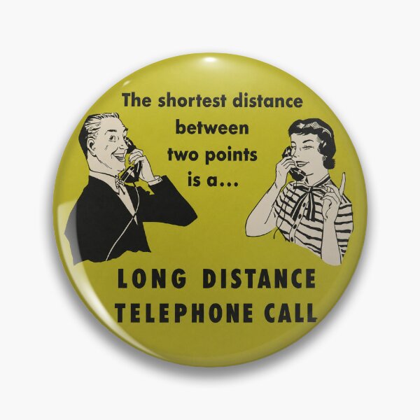 Item preview, Retro Public Telephone Sign Long Distance Call Meme designed and sold by SeriouslyArtistical.