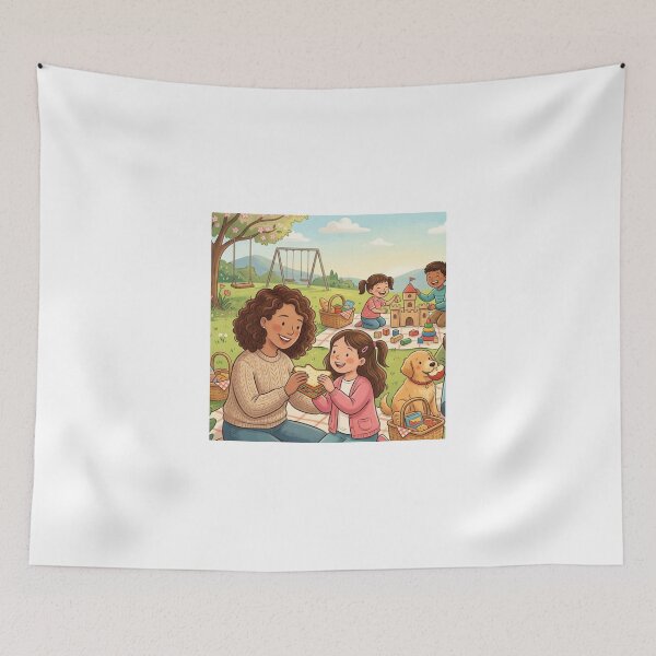 Item preview, Wholesome Community Picnic Sharing and Caring designed and sold by Alta-store.
