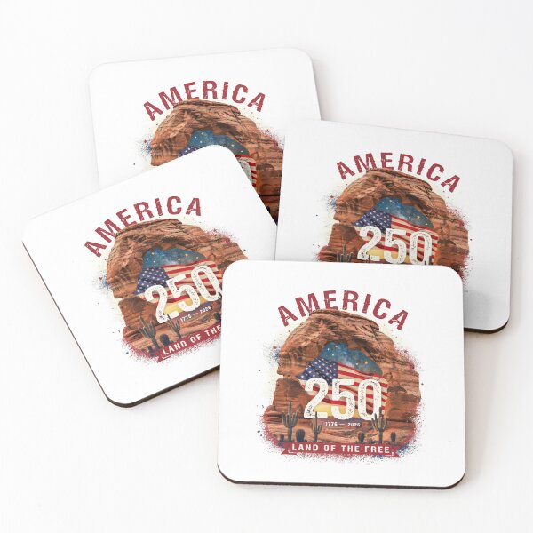 Item preview, America 250 Delicate Arch Desert Southwest 1776-2026 Vintage Patriotic Design v3 designed and sold by DarylWelsh2024.