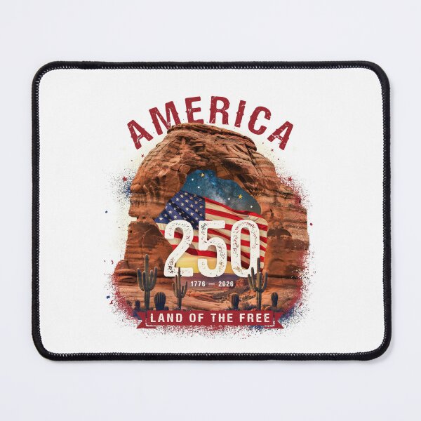 Item preview, America 250 Delicate Arch Desert Southwest 1776-2026 Vintage Patriotic Design v3 designed and sold by DarylWelsh2024.