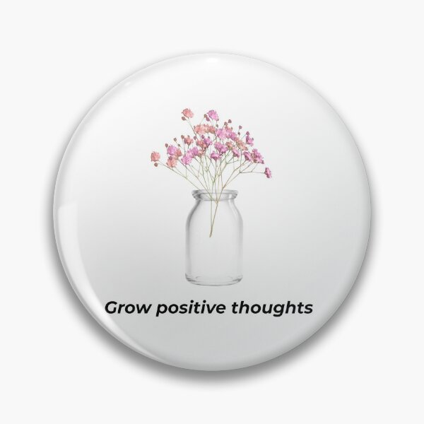 Item preview, Grow Positive Thoughts | Minimalist Floral Line Art designed and sold by Krishnacre8.