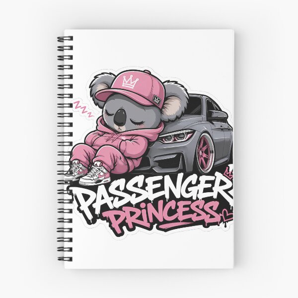Item preview, Passenger Princess Koala – Cute Car Cartoon Mascot Sticker designed and sold by Aesthicer.