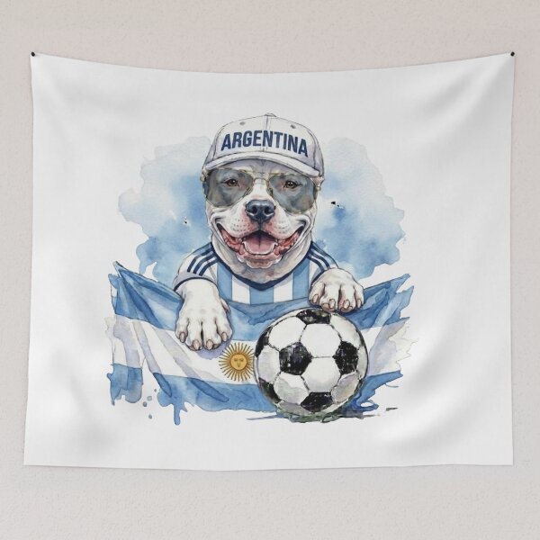 Item preview, Dogo Argentino World Cup Argentina Suppawter designed and sold by The Suppawters.