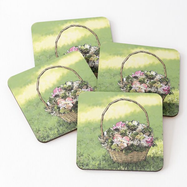 Item preview, Summer Basket of Flowers designed and sold by tomorrowsart.