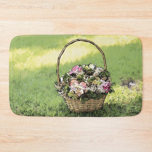 Item preview, Summer Basket of Flowers designed and sold by tomorrowsart.