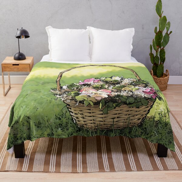 Item preview, Summer Basket of Flowers designed and sold by tomorrowsart.
