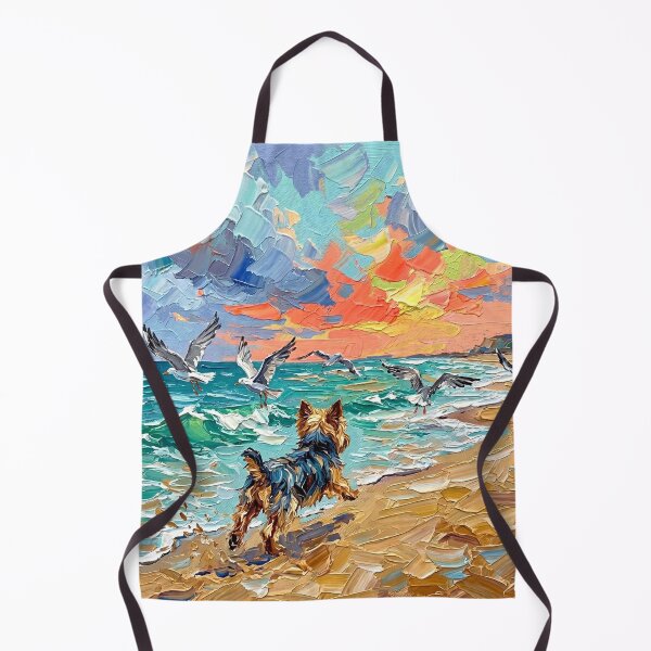 Item preview, Beach Chase – Yorkie designed and sold by AjaTrier.