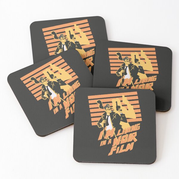 Item preview, I’m Living in a Noir Film Classic Cinema Illustration designed and sold by beboplab.