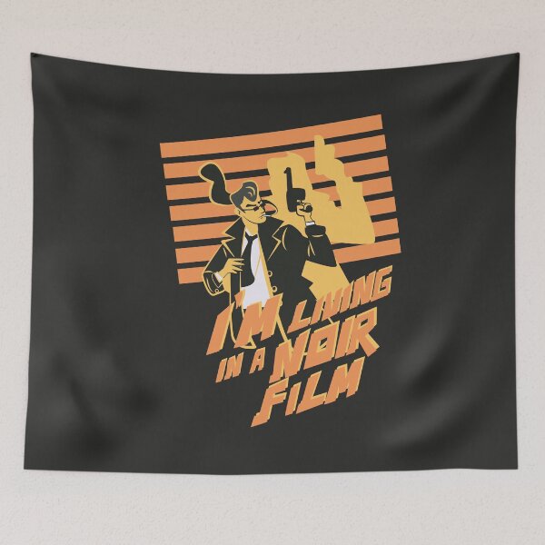 Item preview, I’m Living in a Noir Film Classic Cinema Illustration designed and sold by beboplab.