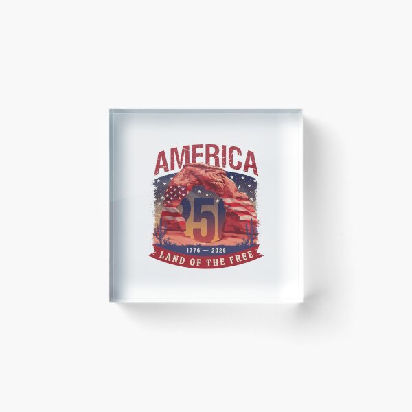 Item preview, America 250 Delicate Arch Desert Southwest 1776-2026 Vintage Patriotic Design v4 designed and sold by DarylWelsh2024.