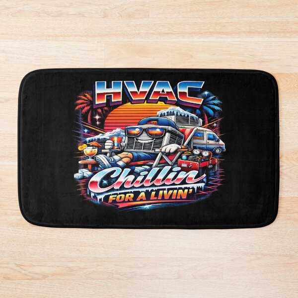 Item preview, HVAC Chillin for a Livin' - Cool Tech Lifestyle Design designed and sold by FrozenHeat97.