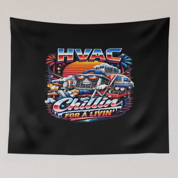 Item preview, HVAC Chillin for a Livin' - Cool Tech Lifestyle Design designed and sold by FrozenHeat97.