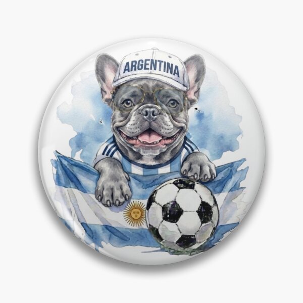 Item preview, French bulldog World Cup Argentina Suppawter designed and sold by The Suppawters.