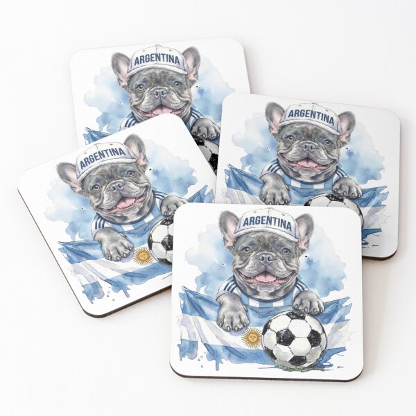 Item preview, French bulldog World Cup Argentina Suppawter designed and sold by The Suppawters.