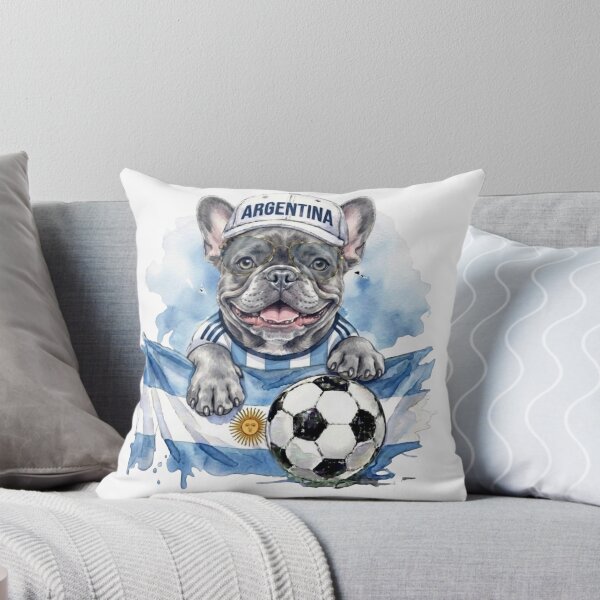 Item preview, French bulldog World Cup Argentina Suppawter designed and sold by The Suppawters.