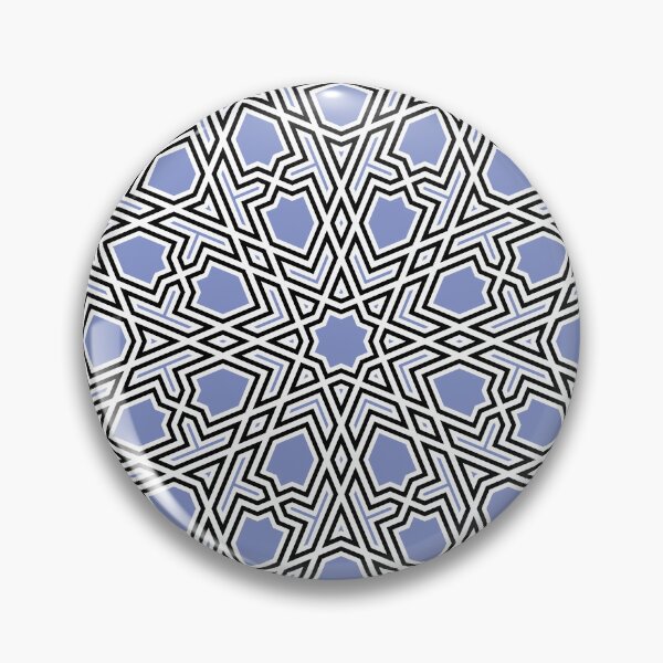 Item preview, Alhambra black white and blue designed and sold by mathemartiste.