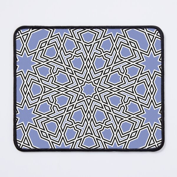 Item preview, Alhambra black white and blue designed and sold by mathemartiste.