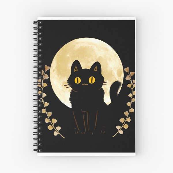 Item preview, Moonlit Black Cat | Witchy Cottagecore Aesthetic designed and sold by Krishnacre8.