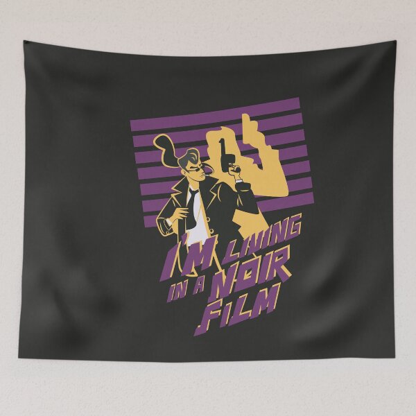 Item preview, I’m Living in a Noir Film Classic Cinema Illustration designed and sold by beboplab.