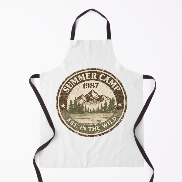 Item preview, Vintage Summer Camp 1987 Camping Adventure Badge designed and sold by Orivana.