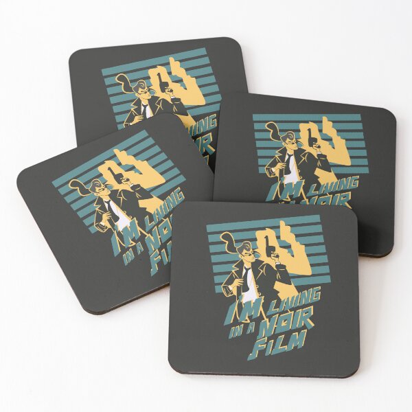 Item preview, I’m Living in a Noir Investigator Retro Illustration designed and sold by beboplab.