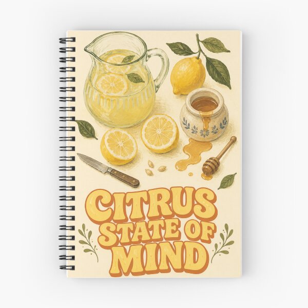 Item preview, Citrus State of Mind | Hand Painted Lemonade Flat Lay Illustration designed and sold by UUniqueIImprint.