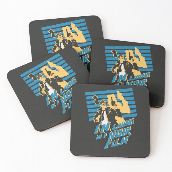 Item preview, I’m Living in a Noir Investigator Retro Illustration designed and sold by beboplab.