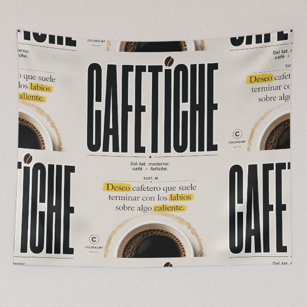 Item preview, COFFEE | Funny Coffee Lover Typography Design | Coffee Addict Gift by Coloralmy designed and sold by Coloralmy.
