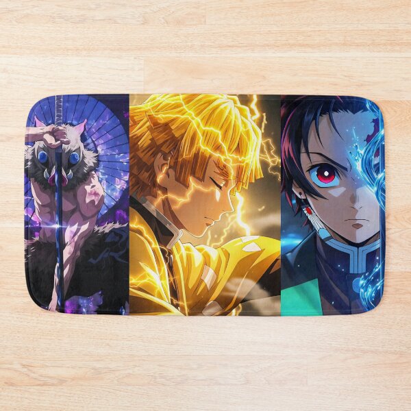 Item preview, Demon Slayer Kimetsu no Yaiba Anime Trio designed and sold by PosterFuel.
