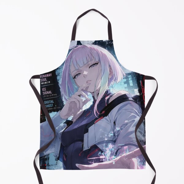 Item preview, Cyberpunk Anime Girl – Futuristic Neon Sci-Fi Aesthetic Digital Art designed and sold by Dyan4.