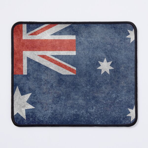 Item preview, Flag of Australia, grungy textured version designed and sold by Bruiserstang.