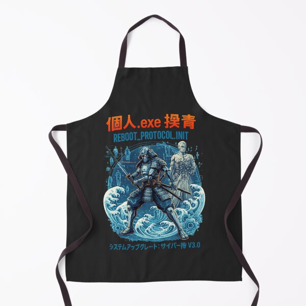 Item preview, Cyberpunk Samurai Cyber Mecha | Japanese Kanji Tech Humor designed and sold by Cree8if.