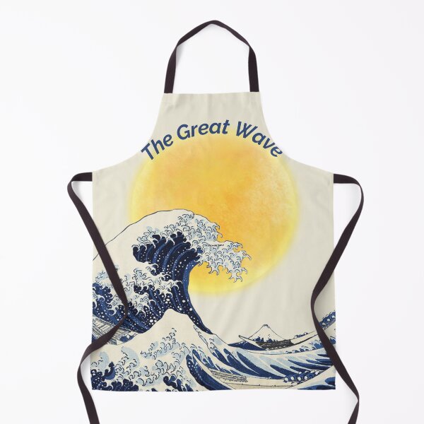 Item preview, Retro Great Wave Sunset | Vintage Ocean Art designed and sold by Krishnacre8.