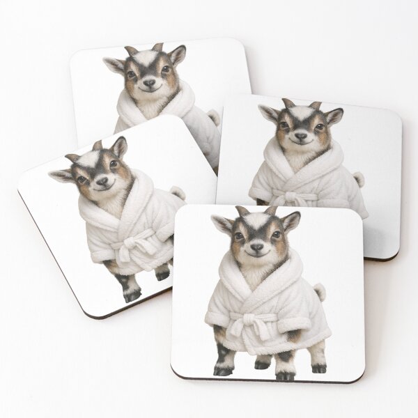 Item preview, Bathrobe Pygmy Goat designed and sold by Sillytoe.
