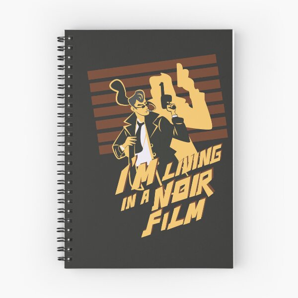 Item preview, I’m Living in a Noir True Crime Illustration designed and sold by beboplab.