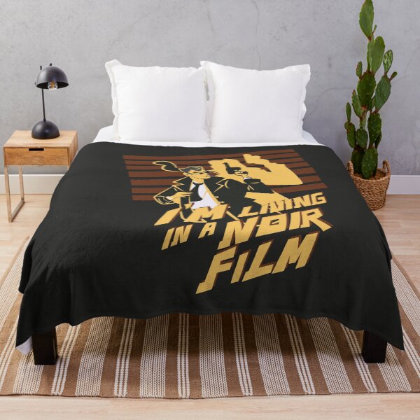 Item preview, I’m Living in a Noir True Crime Illustration designed and sold by beboplab.