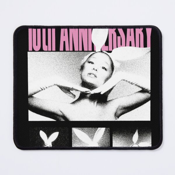 Item preview, Ariana Dangerous Woman 10th Anniversary Fan Art – Bunny Ears Pink Print designed and sold by gringoods.