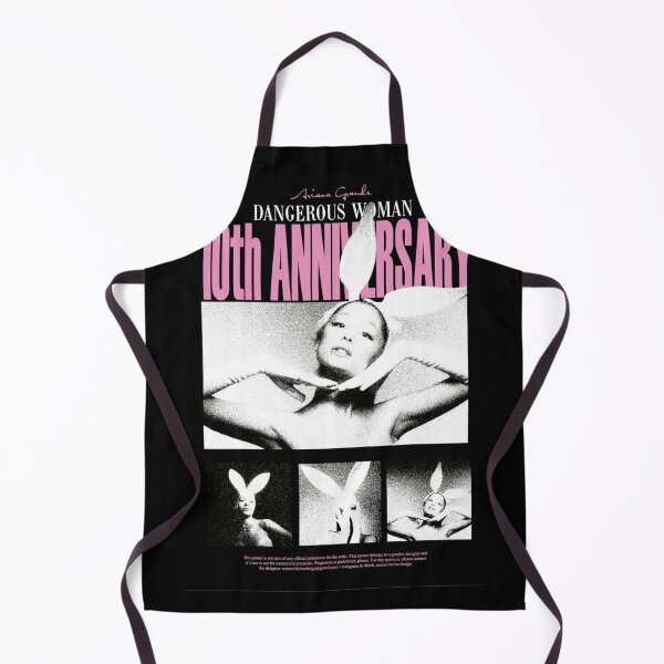 Item preview, Ariana Dangerous Woman 10th Anniversary Fan Art – Bunny Ears Pink Print designed and sold by gringoods.