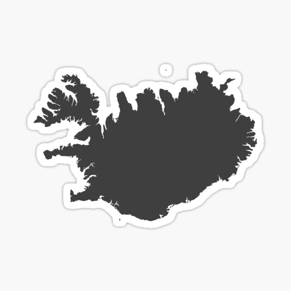 Item preview, Iceland Love in Charcoal designed and sold by Maren Misner.