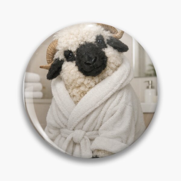 Item preview, Cozy Bathrobe Valais Blacknose Sheep designed and sold by Sillytoe.