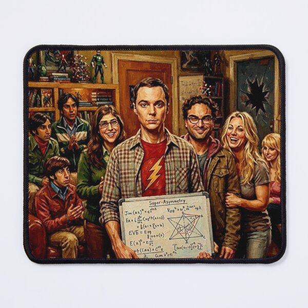 Item preview, The Big Bang Theory Retro Geek Comedy Tribute Art Poster designed and sold by Art's Diner.