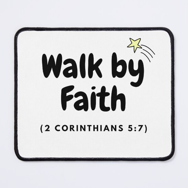 Item preview, Walk by Faith Minimalist Christian Design designed and sold by JoselynAr.
